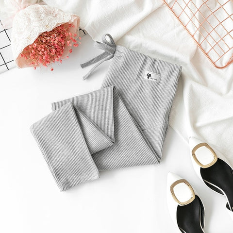 Image of Maternity Leggings Adjustable Waist Pregnant Women Pregnancy Clothes