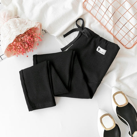 Image of Maternity Leggings Adjustable Waist Pregnant Women Pregnancy Clothes