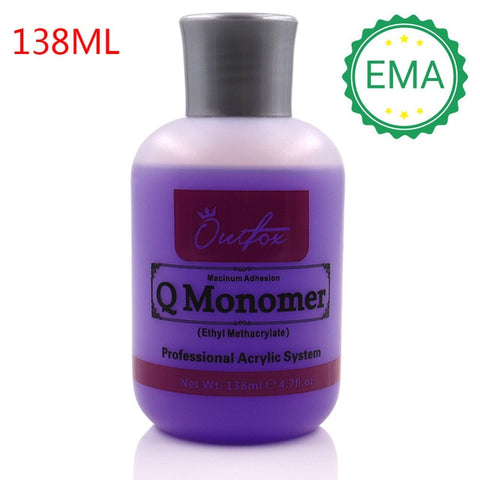 Image of 138ml Monomer Acrylic Powder Liquid clear color acrylic nail kit powder