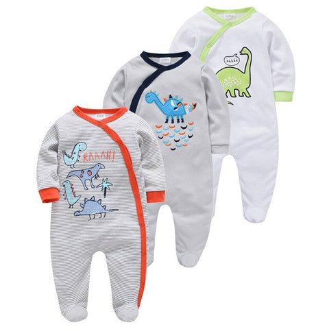 Image of 5pcs Sleepers Baby Pyjamas Newborn Girl Boy