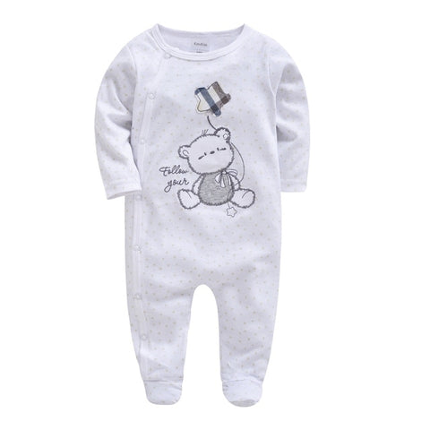 Image of 5pcs Sleepers Baby Pyjamas Newborn Girl Boy