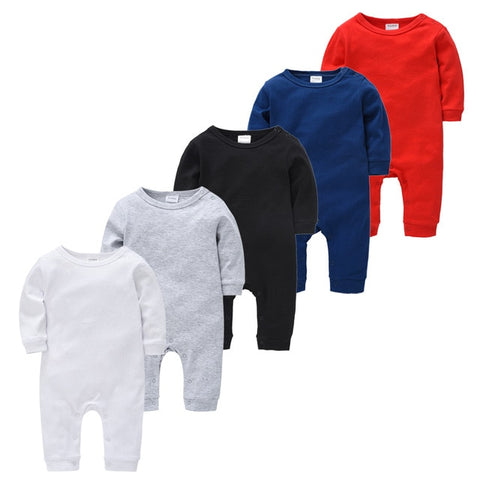 Image of 5pcs Sleepers Baby Pyjamas Newborn Girl Boy